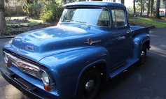 1956 Ford F-100 292 Y-Block, 3-Spd OD, Frame-Up Restored, Big Window