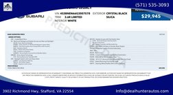 2016 Subaru Legacy 3.6R Limited