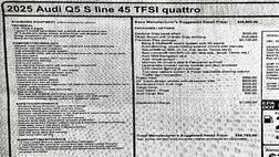 2025 Audi Q5 quattro S line Prem Plus 45 TFSI