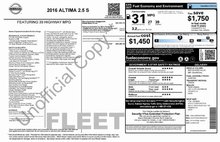 2016 Nissan Altima 2.5 S