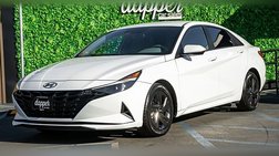 2021 Hyundai Elantra Hybrid Blue