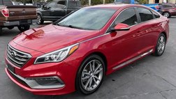 2017 Hyundai Sonata 2.0T Sport FWD with Black Leather Interior
