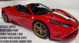 2015 Ferrari 458 Speciale Rosso Corsa paint, Livrea Tricolore E Oro,