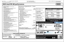 2025 Audi RS Q8 performance 4.0T quattro