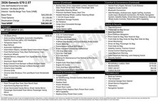 2026 Genesis G70 2.5T Standard