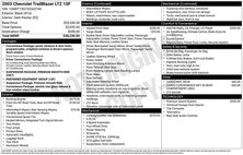 2003 Chevrolet TrailBlazer LTZ