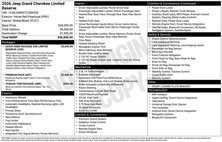 2026 Jeep Grand Cherokee Limited Reserve