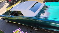 1966 Pontiac Bonneville original Marina turquoise leather / vinyl interior
