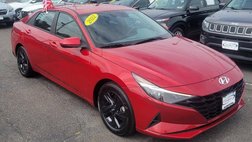 2022 Hyundai Elantra Hybrid Blue