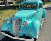 1936 Ford Seafoam paint, white trim, some chrome