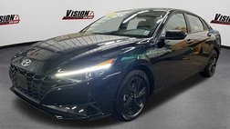 2023 Hyundai Elantra Hybrid Blue