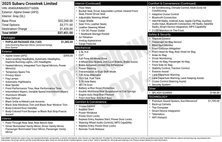 2025 Subaru Crosstrek Limited