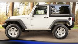 2015 Jeep Wrangler 4x4 2 DR V6 6 Speed Manual HARD TOP WINCH