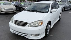 2003 Toyota Corolla S 4dr Sedan