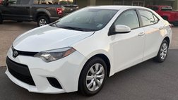 2016 Toyota Corolla LE