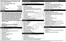 2013 Buick Encore Convenience