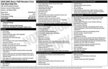 2026 GMC Sierra 1500 Elevation Standard