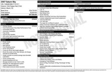 2007 Saturn Sky Base