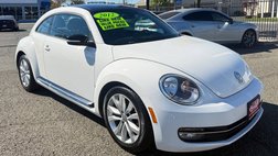 2012 Volkswagen Beetle White Turbo