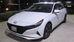 2021 Hyundai Elantra Hybrid Blue