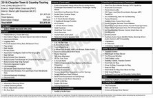 2016 Chrysler Town and Country Touring