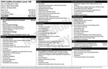 2020 Cadillac Escalade Luxury