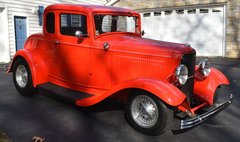 1932 Ford 5 Window Coupe Hot Rod Steel Body Vette Rear