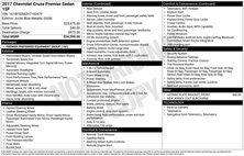 2017 Chevrolet Cruze Premier Auto