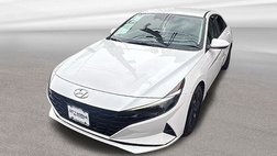 2021 Hyundai Elantra Hybrid Blue