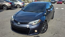 2015 Toyota Corolla S Plus