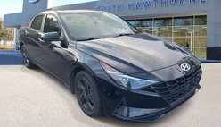 2022 Hyundai Elantra Hybrid Blue