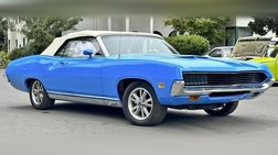 1971 Ford Grabber Blue, Magnum 500 Wheels, Rim-Blow Wheel