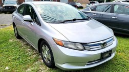 2012 Honda Civic Hybrid CVT AT-PZEV with Leather