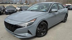 2021 Hyundai Elantra Hybrid Blue