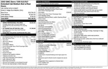 2002 GMC Sierra 1500 SLE