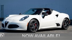 2020 Alfa Romeo 4C Convertible 2D