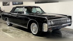 1963 Lincoln Continental Convertible triple black