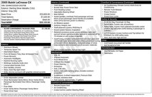 2005 Buick LaCrosse CX