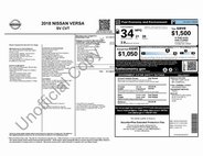 2018 Nissan Versa SV