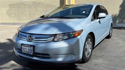 2012 Honda Civic Hybrid FWD with Leather