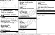 2005 Chrysler Town and Country LX