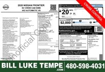 2020 Nissan Frontier SV