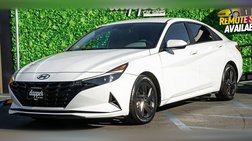 2021 Hyundai Elantra Hybrid Blue