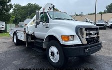 2006 Ford Cab Chassis Crane Utility Work Truck