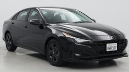 2021 Hyundai Elantra Hybrid Blue