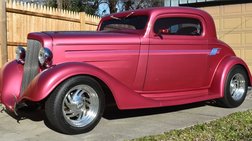 1934 Chevrolet Three Window Coupe Street Rod V8 A/C
