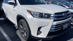 2019 Toyota Highlander Hybrid Limited Platinum