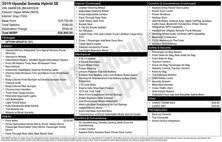 2019 Hyundai Sonata Hybrid SE