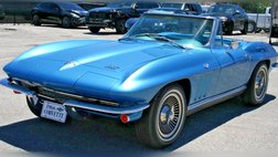 1966 Chevrolet Corvette Frame-Off Restoration Motor Refresh Knock-Off Wheels A/C