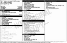 2012 Subaru Forester 2.5X Premium